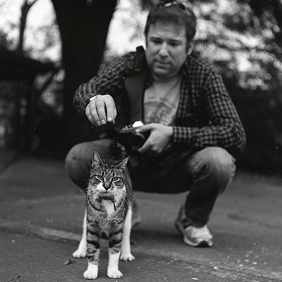 Cute cat in Eunice, LA (medium format)