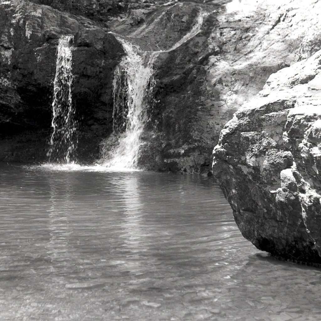 Waterfall at Lake Catherine